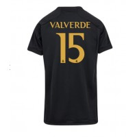 Real Madrid Federico Valverde #15 3rd trikot Frauen 2023-24 Kurzarm